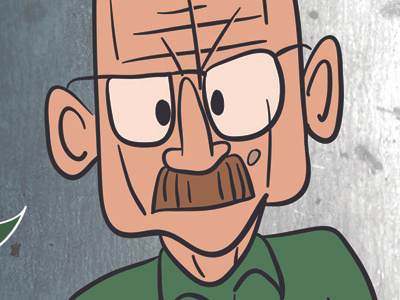 Breaking Bad The Animated Series - Walt cartoon character design
