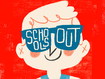 Schools Out! character design childrens books illustration kid lit art