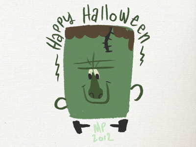 Halloween Card / Frankenstein
