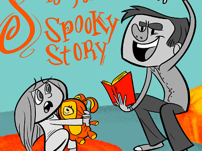 S is for Spooky Story character character design childrens book doodle illustration sketch sketchbook