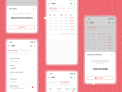 Mobile view redesign for Airtel Router Management system