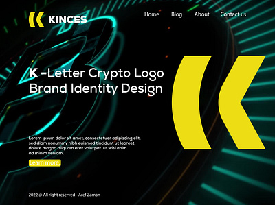 Unuse K Letter crypto Design blockchain branding crypto graphicdesign logo logodesign modern logo nft