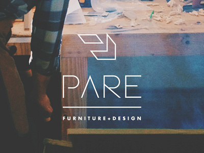 Pare Logo architectural logo p woodworking