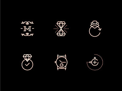 Jeweler Icon Set icons