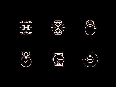 Jeweler Icon Set