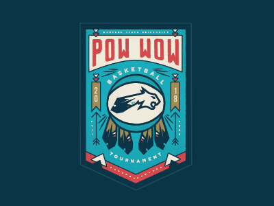 Pow Wow Basketball Tournament badge montana powwow