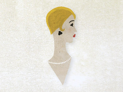 Little Lady flapper illustration lady