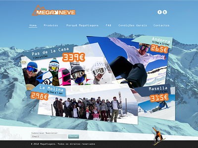 Snow Website ice snow snow trip vacations website