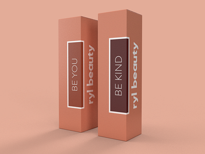 ryl beauty - Packaging Design branding design illustration minimal packaging design vector