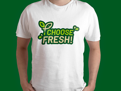 Fish2Go Fresh T-Shirt branding illustration minimal print design t-shirt