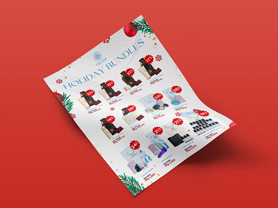 Holiday Bundle Product Brochure A4 branding graphic design print print layout