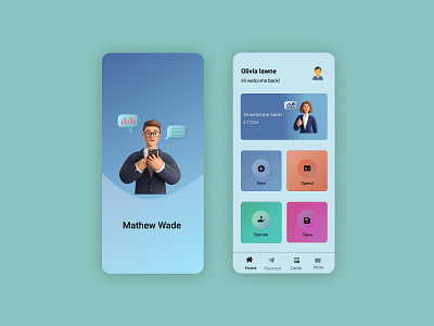 3d Mobile UI Design