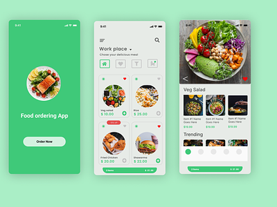 Food Mobile App food mobile app food ui design ui