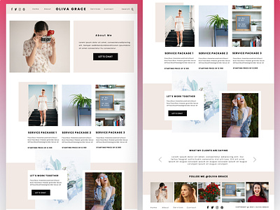 Online store fashion Web UI