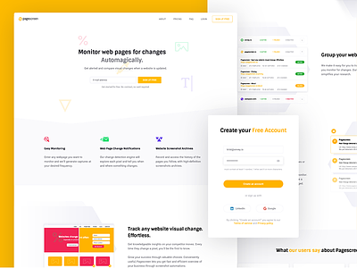 Pagecreen – Feature Landing Page feature landing lead page