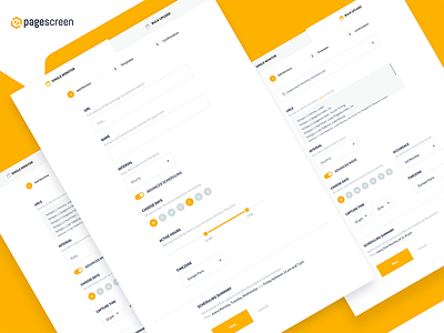 Pagescreen – scheduler form