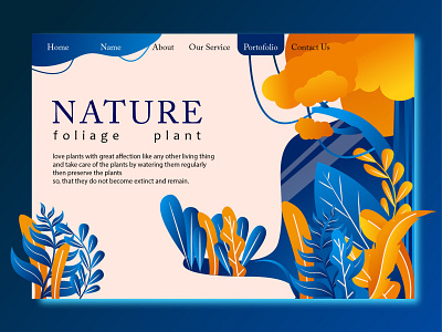 web illustration plant adobe illustrator design illustration ui vector web