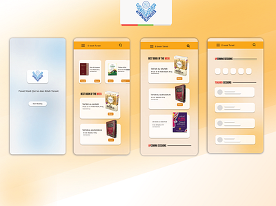 User Interface E-Book Turats branding graphic design ui