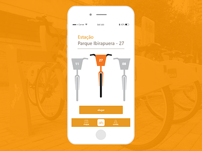 Redesign app Itaú Bike SP - Rent a bike app bike interface itau mobile redesign rent rent a bike