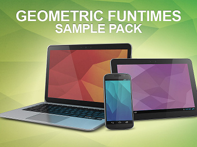 Geometric Funtimes Sample Pack geometric packaging pattern texture