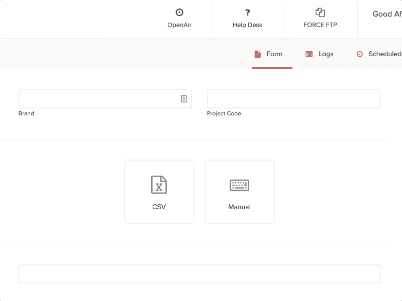 CSV Upload and Parse