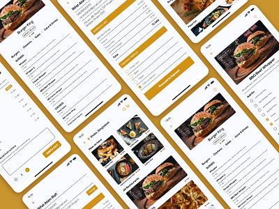 Food Delivery App Design app ui burger food food app food delivery app food delivery service food ui grocery app mobile app design pizza restaurant