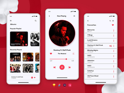 Music Player App Design android app design mobile app design music music app music app ui music player music player design song ui design