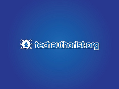 techauthorist.org author brand design logo design minimalist logo signature logo tech logo technology logo typography