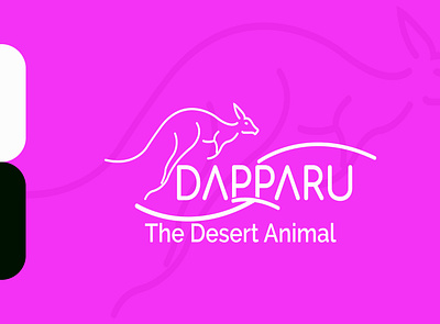 Dapparu branding design flat illustration logo minimal typography vector