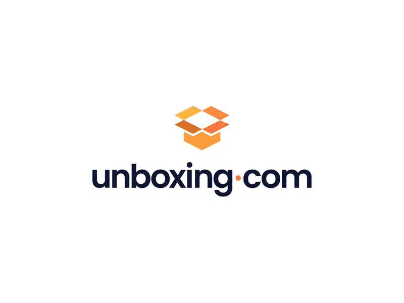 Unboxing.com logo Lottie JSON animation