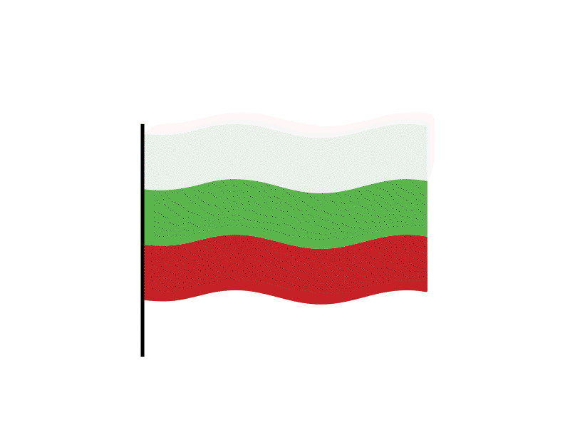 Bulgaria flag Lottie JSON animation