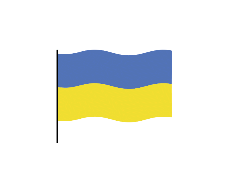 Ukraine flag Lottie JSON animation animated animation branding design flag flat gif graphicsgenisys html5 illustration json logo lottie lottiemotion lottiewebie minimal preloader ux vector website
