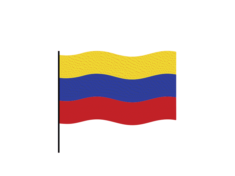 Venezuela flag Lottie JSON animation animated animation branding custom design flag flat gif graphicsgenisys html5 illustration json logo lottie lottiemotion lottiewebie minimal preloader ui vector