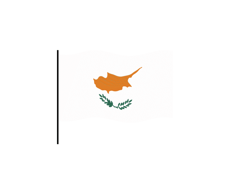 Cyprus flag Lottie JSON animation animated animation apps custom design flag gif graphicsgenisys html5 illustration json landingpage lottie lottiejson lottiemotion lottiewebie vector waving webpage website