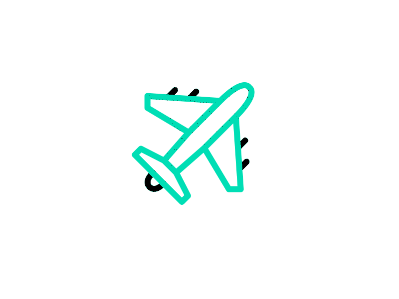 Airplane icon Lottie JSON animation airplane animated animation apps custom design gif graphicsgenisys html5 icon illustration json landingpage lottie lottiejson lottiemotion lottiewebie vector webpage website