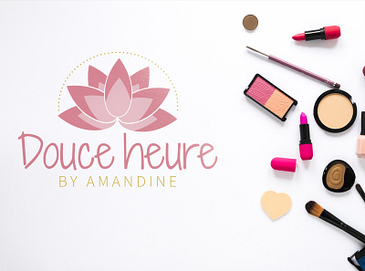 Douce Heure by Amandine - Identité graphique branding design illustration logo minimal typography vector