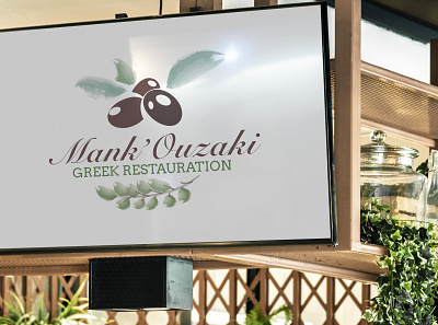 Mank'Ouzaki - Identité graphique branding design graphic design illustration illustrator logo typography vector