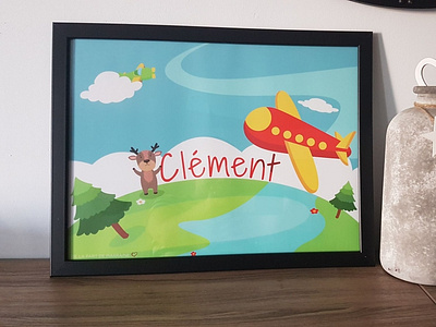 Poster personnalisé pour enfant