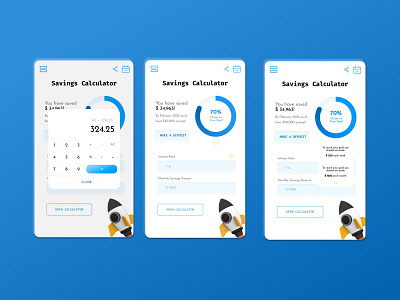 #DailyUI Day 004 : Savings Calculator