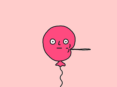 anxiety balloon gif