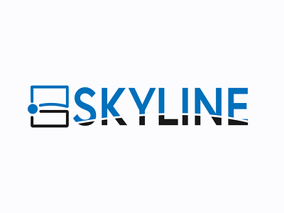 Logo for Skyline Web to Print software 2d adobe photoshop brand identity branding business corporation design logo