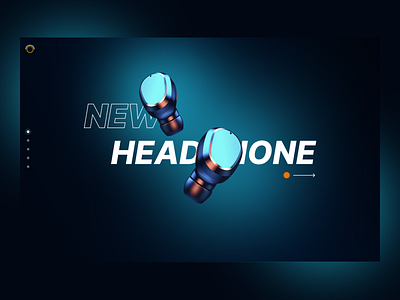 Landing page for headphone