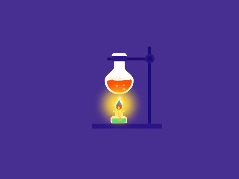 Fire inspiration animation candle chemistry fire flame gif icon logo