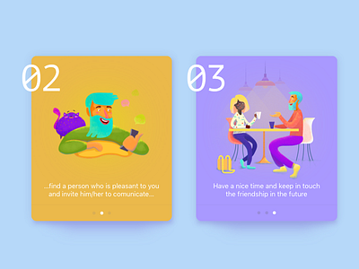 Social in progress. Cards aircraft app cafe cards fly illustration man mobile people plane ui