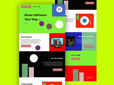Sona App design illustration ui ui design uiux web design web designer website website concept website design