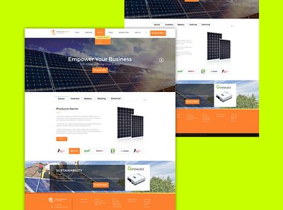 PowerArk Solar design ui ui design uiux web design web designer website website design