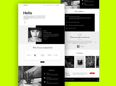 https://themify.me/demo/themes/ultra-profile/ design theme ui ui design uiux web design web designer website website design