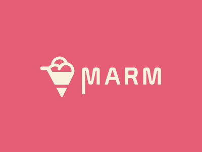 Marm buy cart cream ice logo sell shop