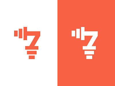 7 | Sport | Bench 7 activity app bench brand design exercises logo mark sport train workout