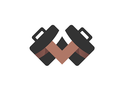 Suitcases | Letter 'M' | Logo design
